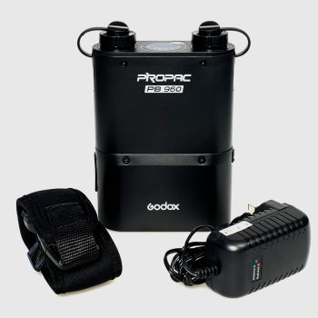 Godox Updated Propac PB960 power pack dual output (Black) - NEW 5800maH battery