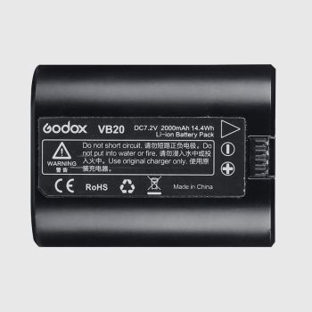 Godox VB20 Battery Pack 14.4 wh 2000mAh for Godox V350  Canon, Nikon, Sony, Fuji, Olympus