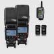 2 x Godox V860C TTL Li-ion Flash Speedlite + FT-16S Wireless Flash Trigger Set and 1 Extra Receiver for Canon