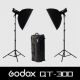 Godox QT-300 Twin Head 60 x 60cm SOFTBOX Kit