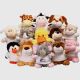CUDDLY TOYS 20cm with printable t-shirt (pack of 4) - assorted