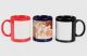 PATCH MUGS colour mugs with white patch - assorted