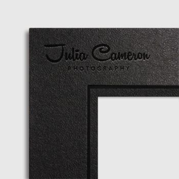 Branded Black Foil Contemporary Strut Mounts - pack of 100