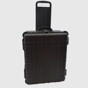 Hard-shell waterproof flight case with pull-out trolley handle for DS620, DS820 and CX-02W printers