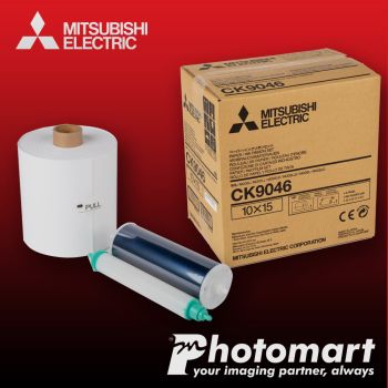 MITSUBISHI CK9046 4x6 Media Pack (600 Prints Per Box)