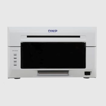 Front-facing view of the DNP DS620 dye-sublimation photo printer, designed for professional event and studio use.